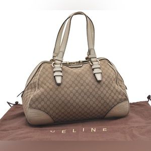 Authentic Vintage Celine Macadam Blason (Made in China)